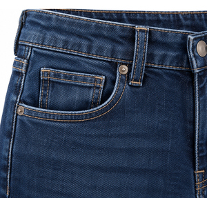 Jean en denim taille haute coupe bootcut pour femme - Bleu foncé, style boyfriend, tailles XS-6XL - Product Image 4