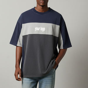 Camiseta de Hombre de Alta Calidad con Logotipo Serigrafiado Personalizado, 210g, 100% Algodón, Ecológica, Estilo Hip Hop, Corte Holgado, Manga Corta - Product Image 4