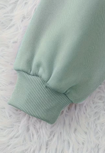 เสื้อสเวตเชิ้ตคอกลมโอเวอร์ไซส์สีเขียวมิ้นต์สำหรับผู้หญิง พิมพ์ลายหน้ายิ้ม แขนยาว ผ้าถัก สไตล์สตรีทแวร์สำหรับฤดูใบไม้ร่วง - Product Image 3