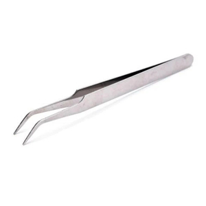 Pince à épiler en acier inoxydable argenté de haute qualité avec pointe précise, durable et antistatique pour usage en salon - Product Image 4