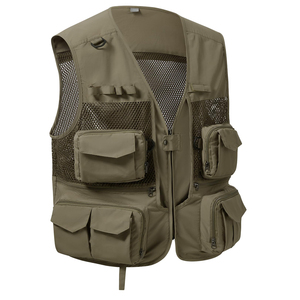 Chaleco Cargo Vintage para Hombre de Invierno, Chaleco Multibolsillos para Trabajo al Aire Libre, Pesca y Senderismo, de Secado Rápido, Transpirable y Ecológico - Product Image 4