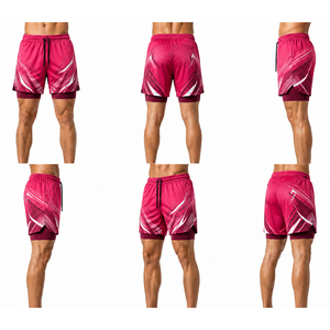 Shorts de bain pour hommes, imperméables, avec poche, séchage rapide, légers, pour la plage, avec logo personnalisé, short de bain d'été, fabrication sur mesure - Product Image 6