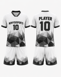 Custom <b>Soccer</b> Jersey Set Sublimation Printed Football Kit with Name and Number - Product Image 1