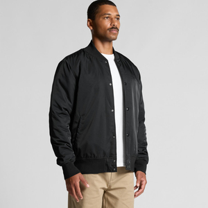 Chaqueta Bomber Extra Grande Personalizada OEM para Hombre, Ropa Urbana, Chaqueta de Moda con Acabado Brillante, Marca Privada y Pedidos al por Mayor - Product Image 4