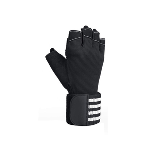 Guantes de Levantamiento de Pesas Personalizados de Medio Dedo para Fitness al Aire Libre, Transpirables, con Cierre de Cordones, Material de Nailon, la Mejor Calidad para Gimnasio y Deportes - Product Image 3