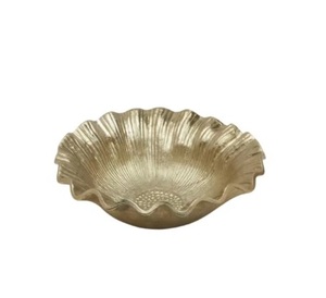 Frutero Redondo de Metal, Decorativo para Mesa y Uso en Restaurantes, Tazón para Servir Alimentos - Product Image 1