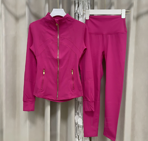 Fitness & Yoga Wear Aloe Yoga Set <b>Women</b> <b>Jacket</b> High Waist Lulu Define <b>Jacket</b> <b>Women</b> Tracksuit for <b>Women</b> Yoga Legging Top Outfit - Product Image 6
