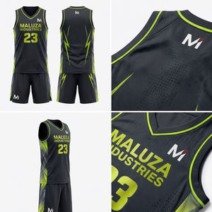 Conjunto de Pantalones Cortos y Camiseta de Baloncesto Modernos, de Secado Rápido y Transpirables, Ropa Deportiva de Entrenamiento MALUZA INDUSTRIES Pro Team - Product Image 6