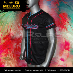 Maillot de baseball noir personnalisé à manches courtes avec fermeture boutonnée, impression par sublimation, Sigma Alpha Epsilon, unisexe, respirant, séchage rapide, devant - Product Image 5