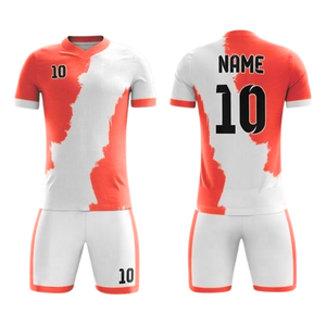 Ropa Deportiva, Conjunto de Uniforme de Fútbol con Estampado Sublimado para Hombre, Uniforme de Entrenamiento con Nombres y Números del Equipo, Jersey y Pantalones Cortos - Product Image 4