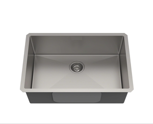 Évier de cuisine à bol unique robuste THCSS-0192 fait à la main en acier inoxydable 304 technologie anti-bruit satin résistant à la corrosion - Product Image 1