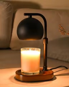 Lampe chauffe-bougie en métal avec minuterie et hauteur réglable pour bougies en pot - Cadeaux pour femmes et cadeaux de fête d'anniversaire ou de déménagement - Product Image 2
