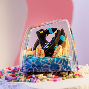 Teclas Artesanales Bosque Místico, Teclas Artesanales Personalizadas, Teclas Anime Lindas, Teclas Verdes, Juego de Teclas, Teclas de Madera - Product Image 4