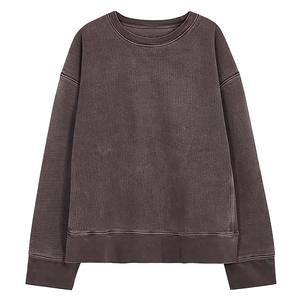 Sweat-shirt à capuche pour hommes, style délavé à l'acide, col rond, prix de gros de fabricant, style tendance, nouvelle arrivée - Product Image 3