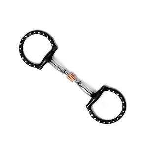 Mors de cheval en acier inoxydable finition miroir cuivré pour adultes, mors de dressage pour l'entraînement et la compétition - Product Image 5