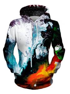 Sudadera con Capucha Unisex de Algodón Mezclado para Sublimación, Diseño de Anime, Alta Calidad, Logotipo Personalizado, Impresión Completa, Antiencogimiento, Tejido de Punto - Product Image 2