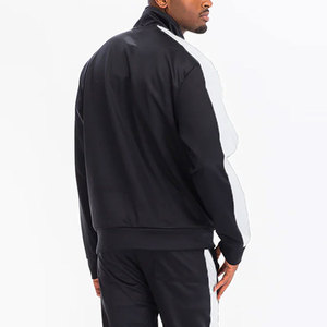 Conjunto Deportivo Moderno para Hombre, Chaqueta Deportiva Ajustada y Pantalones Anchos para Entrenamiento Informal - Product Image 4