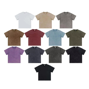 เสื้อยืดคัสตอมทรงปกติ คุณภาพสูง 320gsm สไตล์วินเทจ สตรีทแวร์ ผ้าคอตตอนเนื้อหนัก ซักแล้วไม่ยับ ดีไซน์เรียบง่าย สำหรับผู้ชาย - Product Image 3