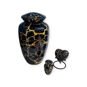 Urna Funeraria de Plata Satinada de Tamaño Completo con Elegante Banda Floral Grabada y Acabado Mate Suave para un Recuerdo Atemporal - Product Image 4