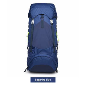 Emerald Green Hiking <b>Backpack</b> Water Resistant Internal Frame Rucksack Padded Hip Belt Mountain Climbing Travel Bag - Product Image 3