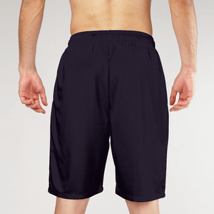Pantalones Cortos Deportivos Negros de Secado Rápido para Hombre con Logotipo de Espada Blanca en la Parte Delantera, Cintura con Cordón Ajustable, Ropa Casual para Gimnasio - Product Image 2