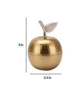 Boîte à bijoux Golden Heritage en coquillage avec bouton en perle, en métal poli, faite à la main, écologique, durable, design glamour pour cadeaux de mariage - Product Image 5