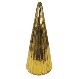 Large Gold Mercury Glass <b>Christmas</b> <b>Tree</b> Ornaments Table <b>Top</b> Decorative For Home Party Decor - Product Image 1