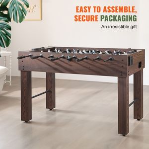 Tavolo da Calcio Balilla da Interno da 55 Pollici, Misura Standard, in Metallo e MDF, per Casa e Sala Giochi Familiare - Product Image 6