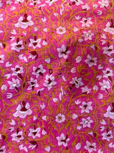 Bolsa de Cosméticos Textil Bordada con Flores Rosas, Estilo Bohemio Mediano, Cierre de Cremallera, Bolsa Multifuncional - Product Image 1