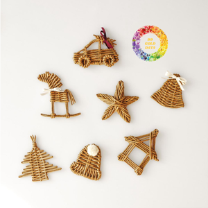 Handmade Seagrass Christmas <b>Tree</b> Rattan Woven Holiday Decoration Eco Friendly Tabletop Home Party Decor - Product Image 4