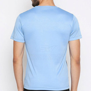 Men Sublimation <b>Shirt</b> Performance Sports Top Lightweight Breathable Quick Dry <b>100</b>% <b>Polyester</b> O-Neck Collar Fabric Suitable for - Product Image 2