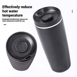 Nouvelle conception, tasse de voyage isotherme à double paroi de 20 oz, tasse de voiture portable en acier inoxydable - Product Image 3