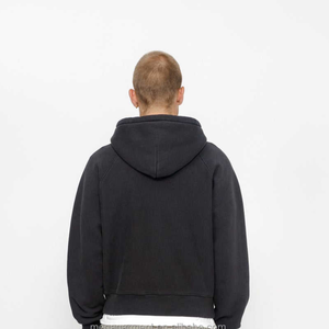 Sudadera con capucha de forro polar grueso, sudadera con capucha de invierno con mangas raglán, chaqueta cálida con cremallera para uso casual y al aire libre - Product Image 6