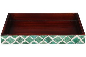 Custom Bone Inlay Storage Tray Handmade Artisan Home Accessory - Product Image 2