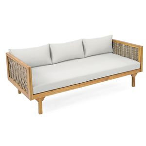 Set di mobili da giardino premium Claremont con divano letto a 3 posti e tavolo in legno di acacia - Product Image 4