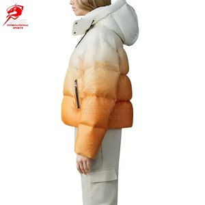 Elegant Design Thick <b>Women</b> Puffer <b>Jackets</b> For <b>Women</b> Sports High Neck Supportive Stylish Warm Athletic Wear - Product Image 2