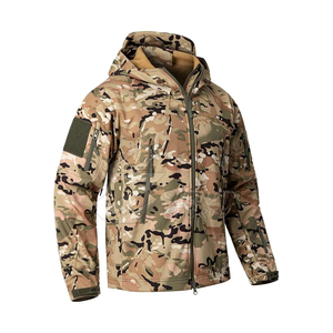 Veste de chasse d'hiver en velours côtelé pour homme, tendance, livraison directe d'usine, avec logo personnalisé sur le devant, expédition sur mesure - Product Image 1