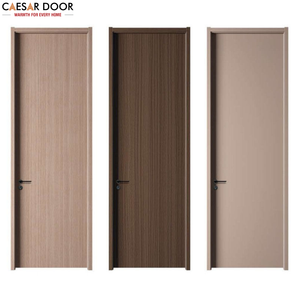 Puerta Interior de Madera Moderna para Hotel en Vietnam, Diseño Elegante, Técnicas Avanzadas, Producto OEM/ODM de MDF, Apertura Lateral para Villa - Product Image 5
