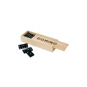 Jeu de dominos en bois personnalisé imprimé pour enfants, dominos éducatifs en bois avec images d'animaux, jeu de société avec sac de rangement à cordon - Product Image 2