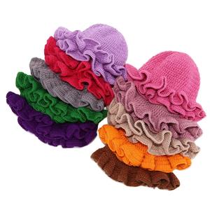 Sombrero de Ganchillo con Volantes, Tejido, para Verano, Unisex, Casual, para Esquí, Uso Diario, Moda, Hecho a Mano, Venta al por Mayor - Product Image 2