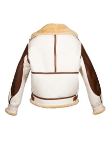 <b>Mens</b> B3 <b>Shearling</b> Leather <b>Jacket</b> - Product Image 2