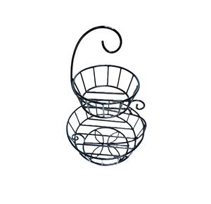 Nuevo Soporte de 2 Niveles para Frutas, Cesta de Frutas de Alambre Metálico, Organizador de Frutas para Encimera de Cocina, Tamaño y Forma Personalizables - Product Image 1