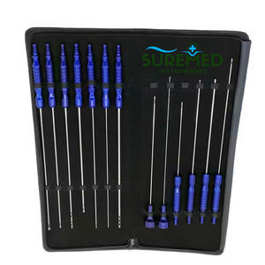 Juego de Cánulas de Liposucción de Acero Inoxidable, Manual, con Filtro de Grasa y Adaptador de Transferencia para Uso Quirúrgico - Product Image 1