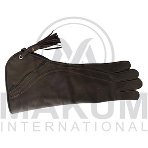 Gants de fauconnerie en cuir souple, respirants et confortables pour la chasse en plein air - Product Image 3