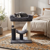 Vente en gros de cadres en bois personnalisés, sûrs pour les familles, avec coins arrondis et base anti-basculement pour chat