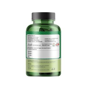 Cápsulas de Espirulina Pura Seca a Base de Plantas, Superalimento Saludable, Suministro a Granel para Uso en el Hogar y de Viaje, Paquete Verde Natural - Product Image 2