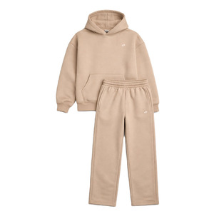 Conjuntos Deportivos con Sudadera Beige Estilo Y2K, Tonos Neutros, Ropa Urbana Oversize para Hombre, Ropa Deportiva, Impresión por Sublimación Completa, Proveedor - Product Image 3