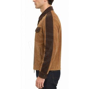 Premium <b>Suede</b> <b>Leather</b> <b>Jacket</b> With Elegant Modern Silhouette Comfortable Fit For Men Casual Travel And Weekend Outfits - Product Image 6