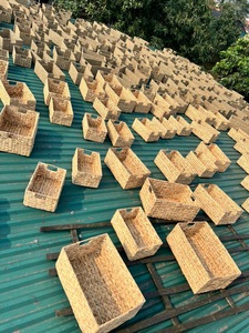 TRENDING NOW <b>CHEAP</b> Home Decor Rectangle Paper Rope Eco-Friendly Storage <b>Basket</b> with 2 Wooden Handles for Shelves Vietnam 2026 - Product Image 3