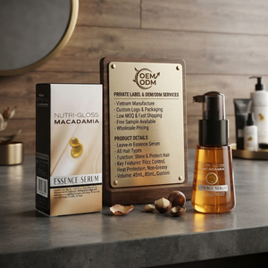 Suero para el Cuidado del Cabello, Diseño de Empaque Personalizado, Fórmula Hidratante y Brillante - Product Image 1